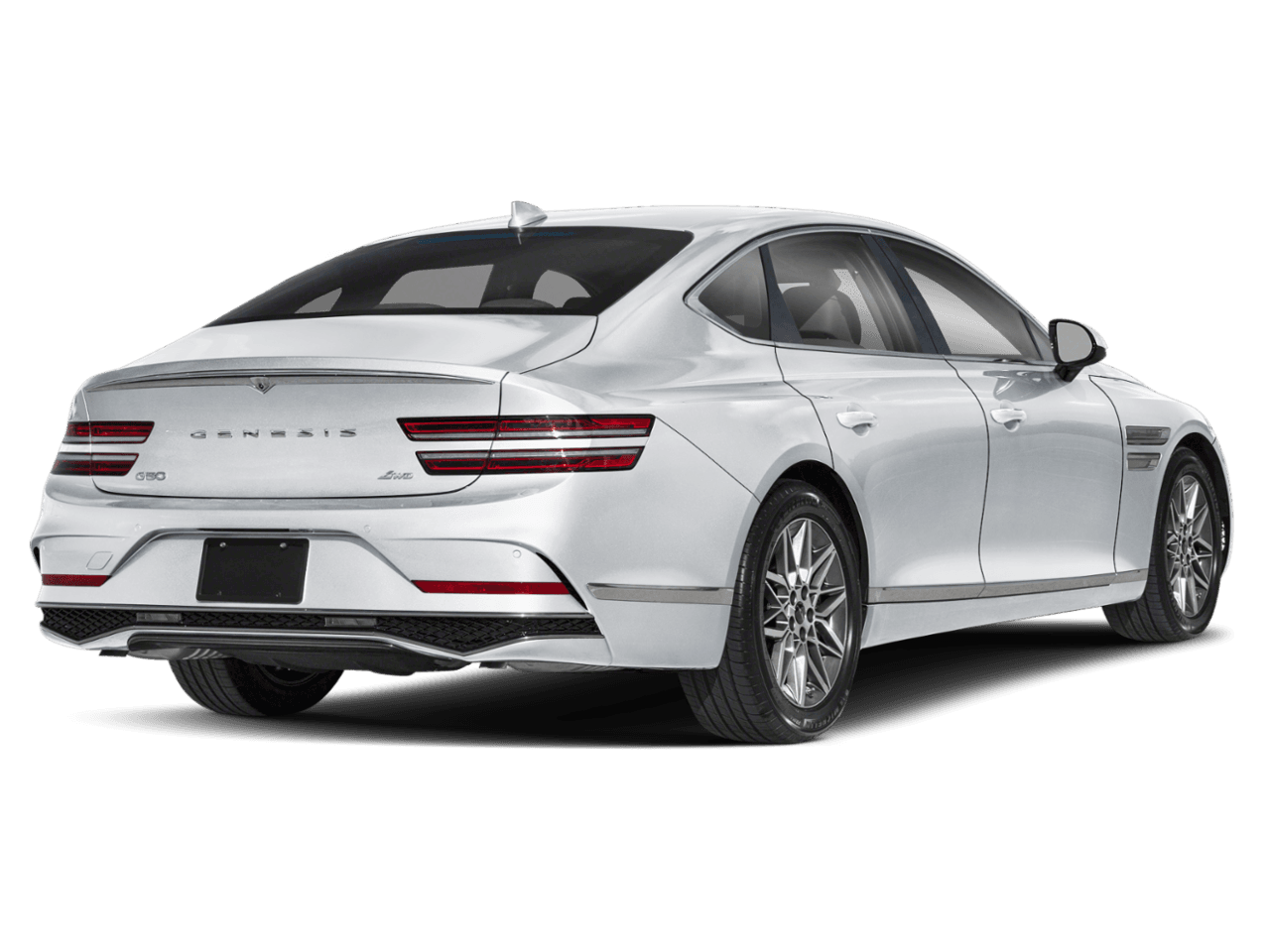2025 Genesis G80 2.5T Advanced - Rear 3/4, facing to the right