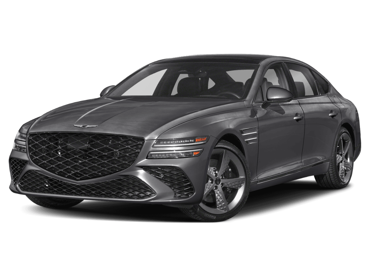 2025 Genesis G80 3.5T Sport Advanced - Front 3/4, facing to the left