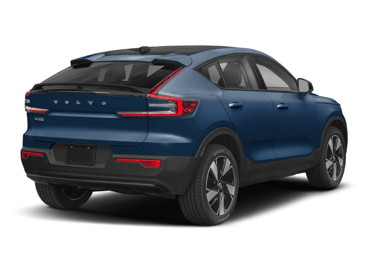 2025 Volvo EC40 Plus - Rear 3/4, facing to the right