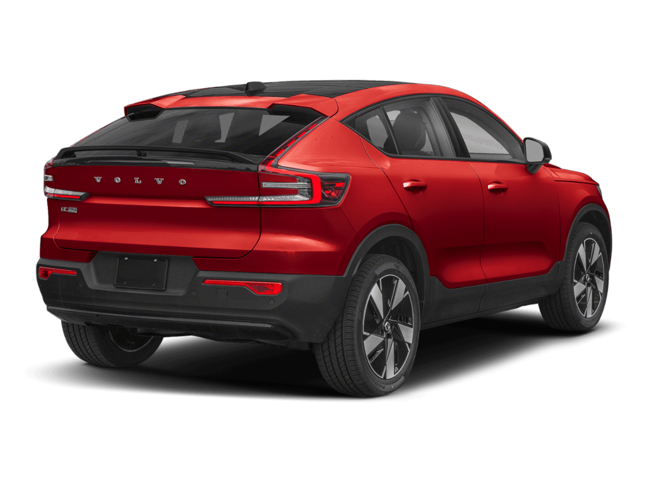 2025 Volvo EC40 Core - Rear 3/4, facing to the right