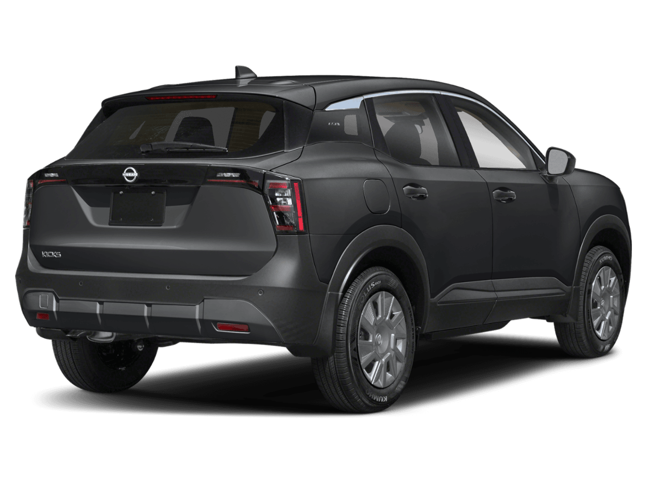 2025 Nissan Kicks S - Rear 3/4, facing to the right