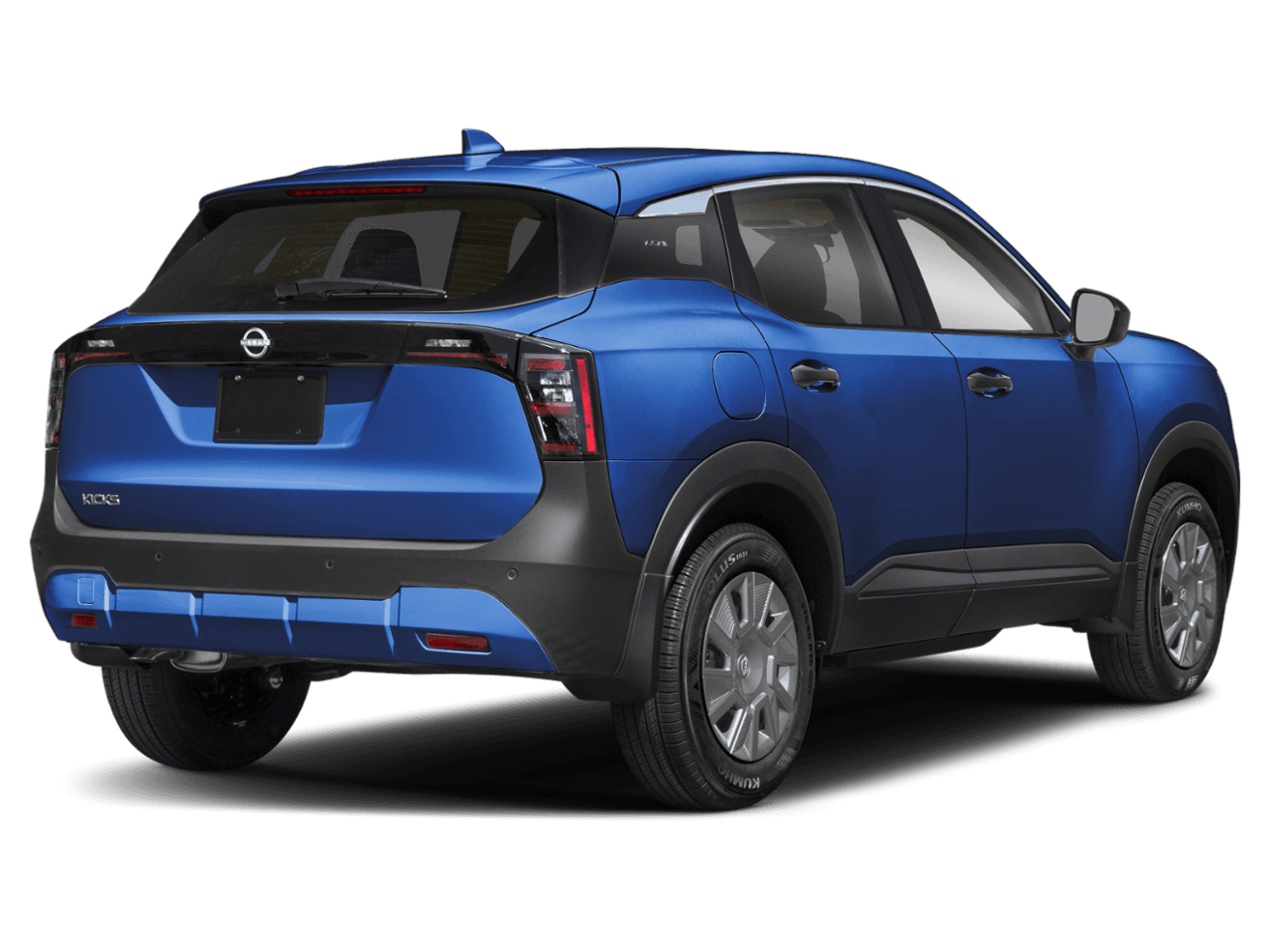 2025 Nissan Kicks S - Rear 3/4, facing to the right