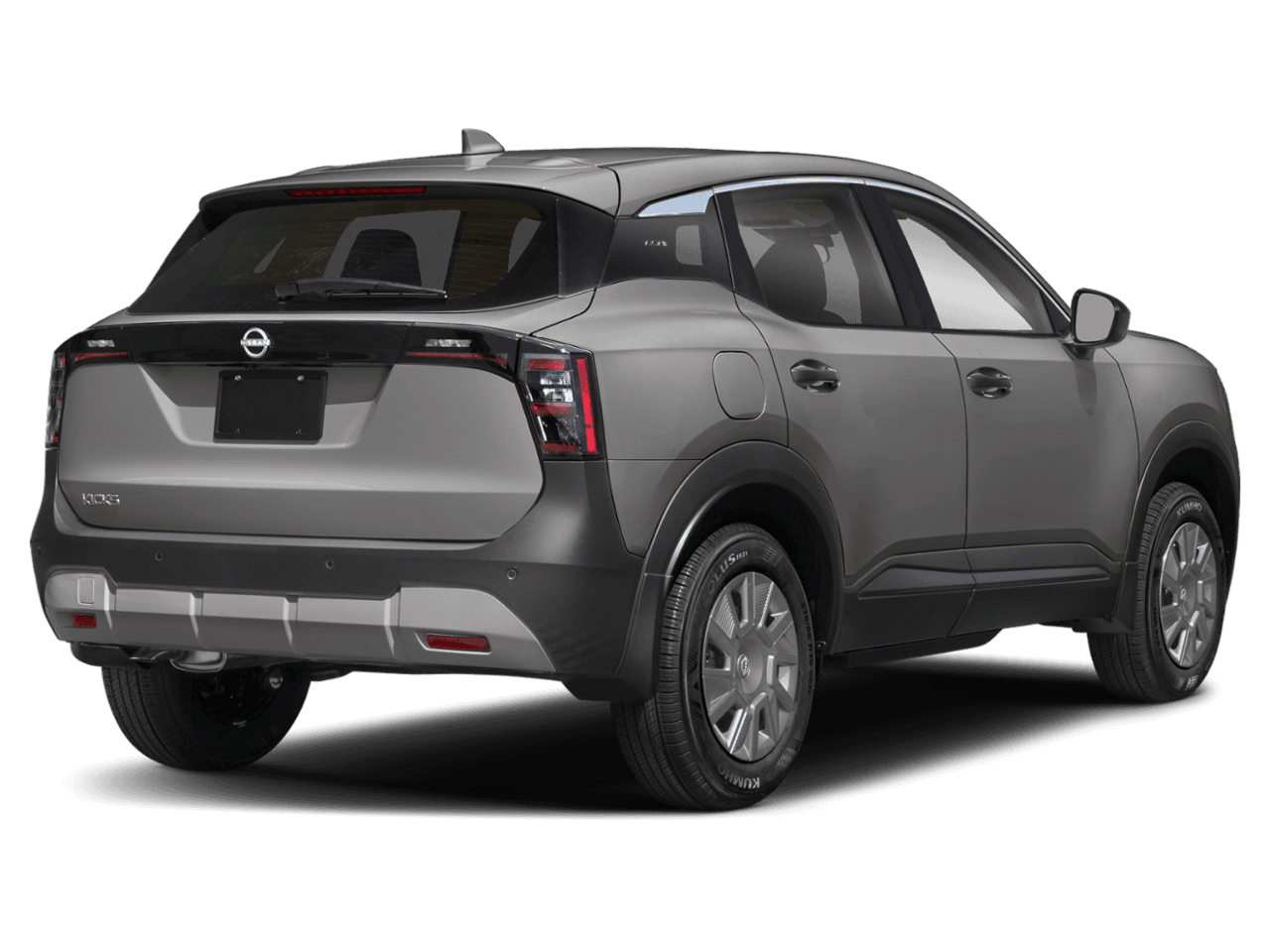 2025 Nissan Kicks S - Rear 3/4, facing to the right