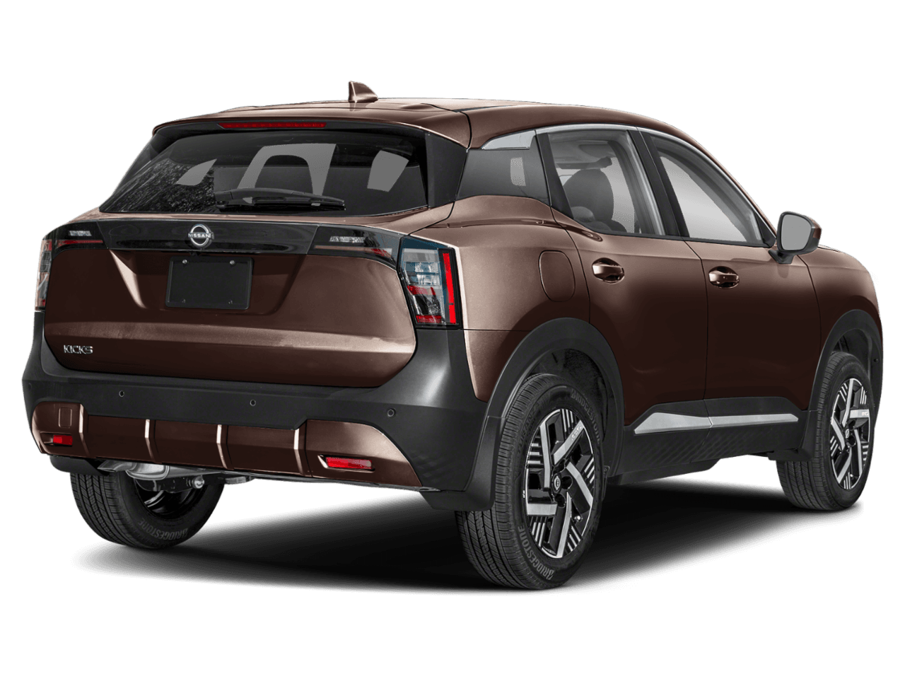 2025 Nissan Kicks SV - Rear 3/4, facing to the right