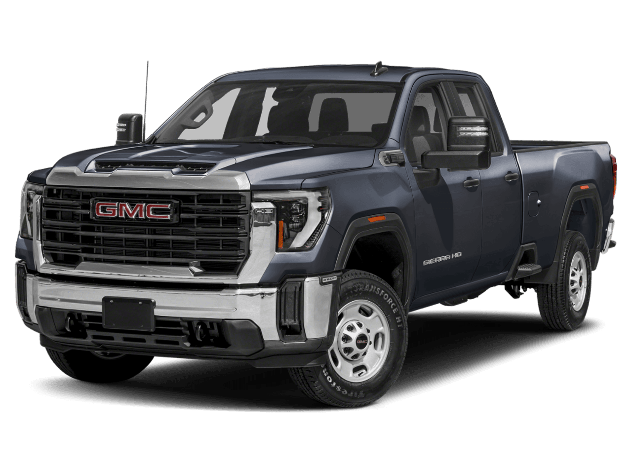 2025 GMC Sierra 2500HD SLE - Front 3/4, facing to the left