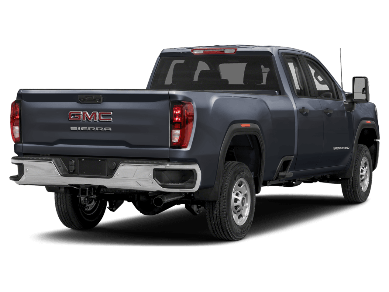 2025 GMC Sierra 2500HD SLE - Rear 3/4, facing to the right