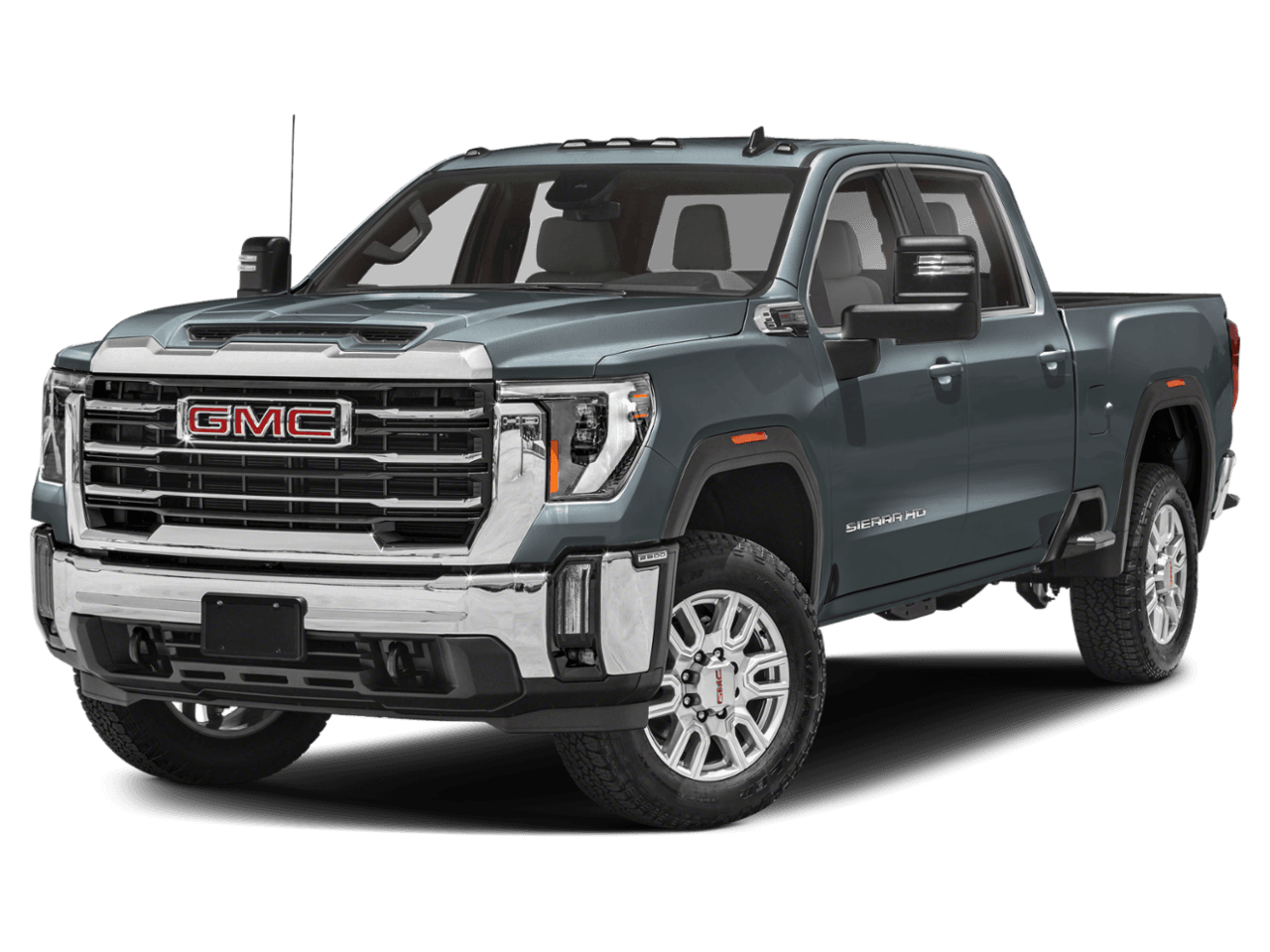 2025 GMC Sierra 2500HD SLE - Front 3/4, facing to the left