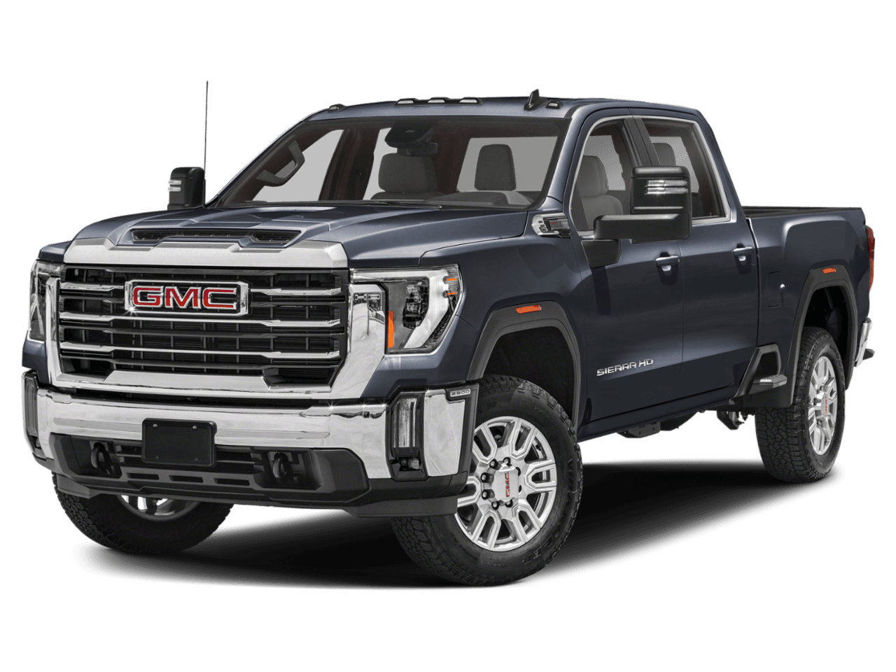 2025 GMC Sierra 2500HD SLE - Front 3/4, facing to the left