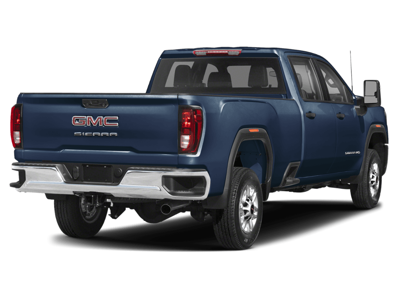 2025 GMC Sierra 2500HD Pro - Rear 3/4, facing to the right