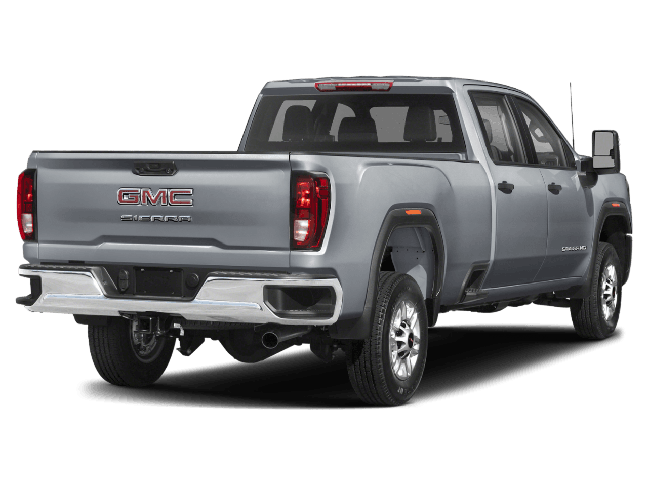 2025 GMC Sierra 2500HD Pro - Rear 3/4, facing to the right