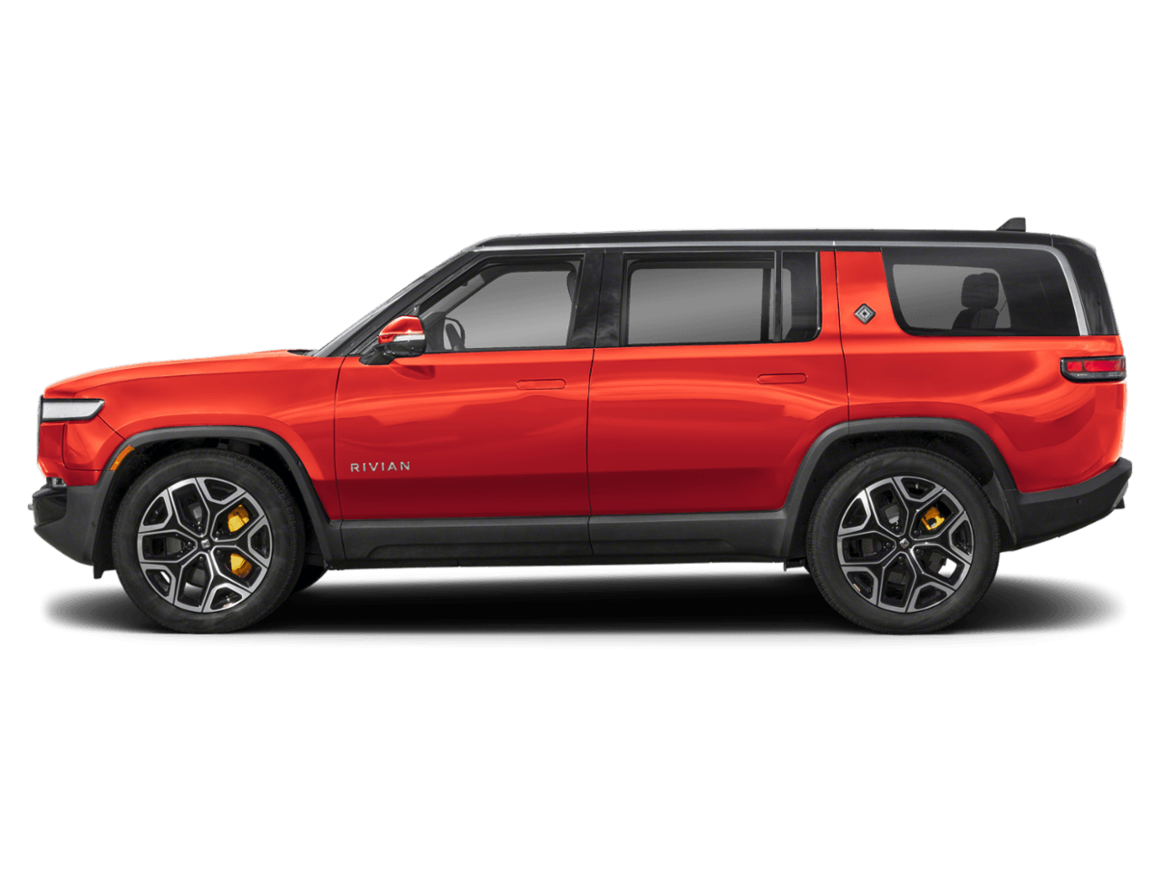 2025 Rivian R1S Adventure - Profile, facing to the left