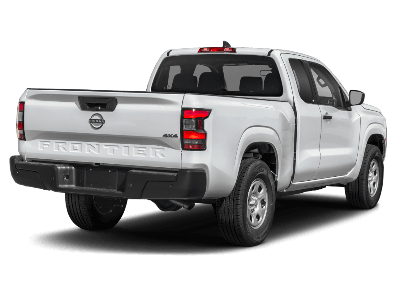 2025 Nissan Frontier King - Rear 3/4, facing to the right