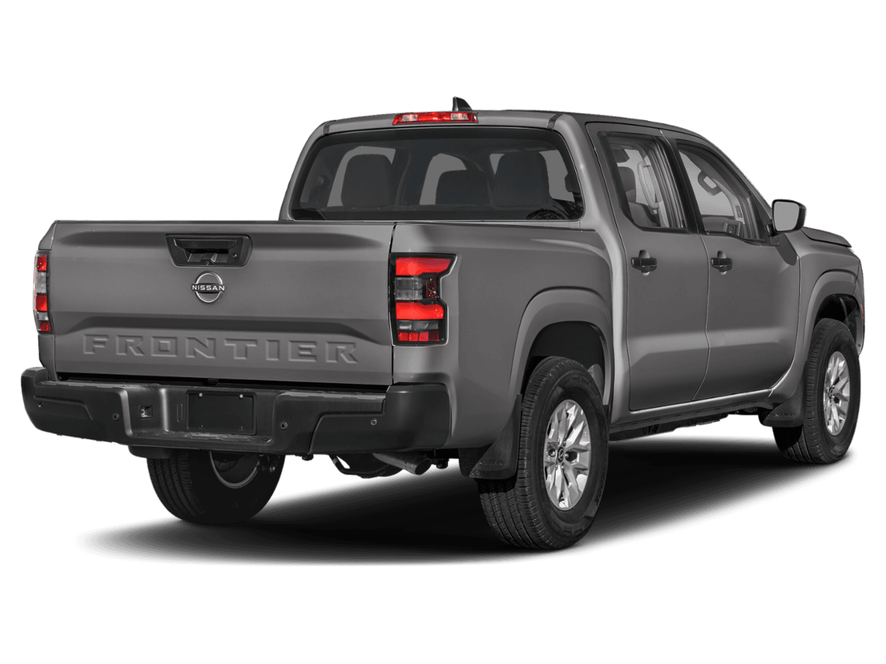 2025 Nissan Frontier Crew - Rear 3/4, facing to the right