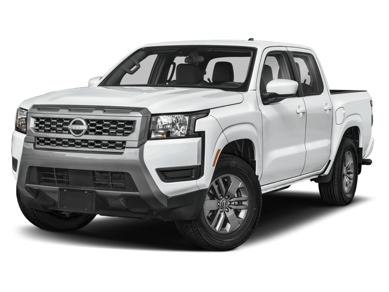 2025 Nissan Frontier Crew - Front 3/4, facing to the left