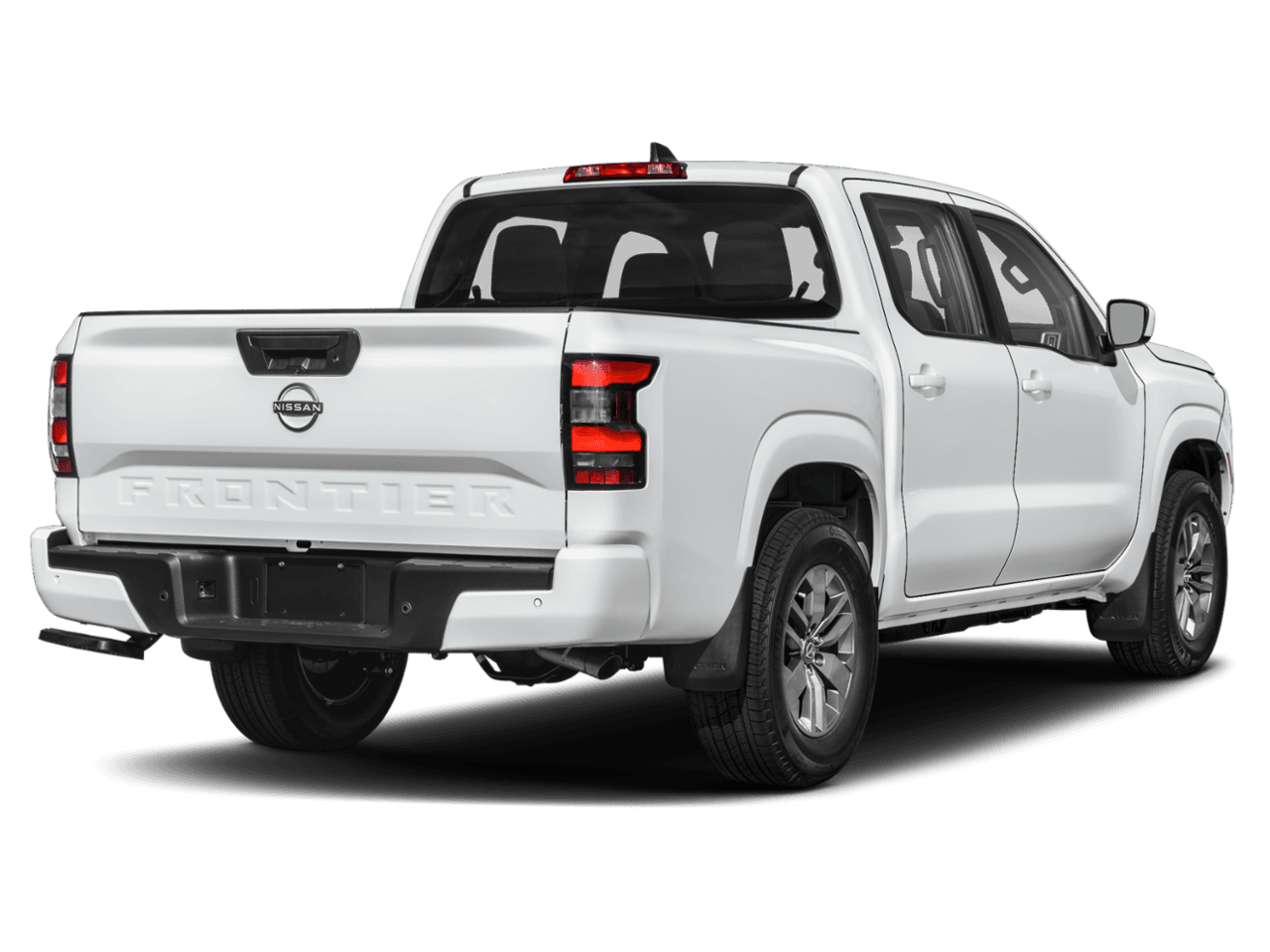 2025 Nissan Frontier Crew - Rear 3/4, facing to the right