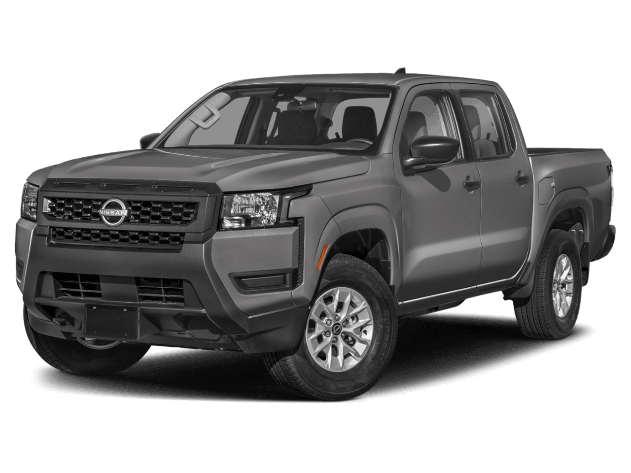 2025 Nissan Frontier Crew - Front 3/4, facing to the left
