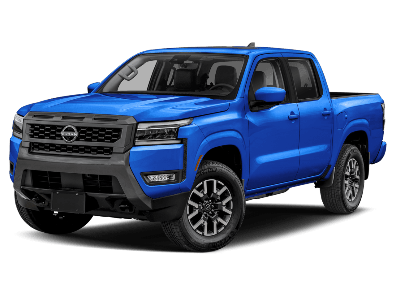 2025 Nissan Frontier Crew - Front 3/4, facing to the left