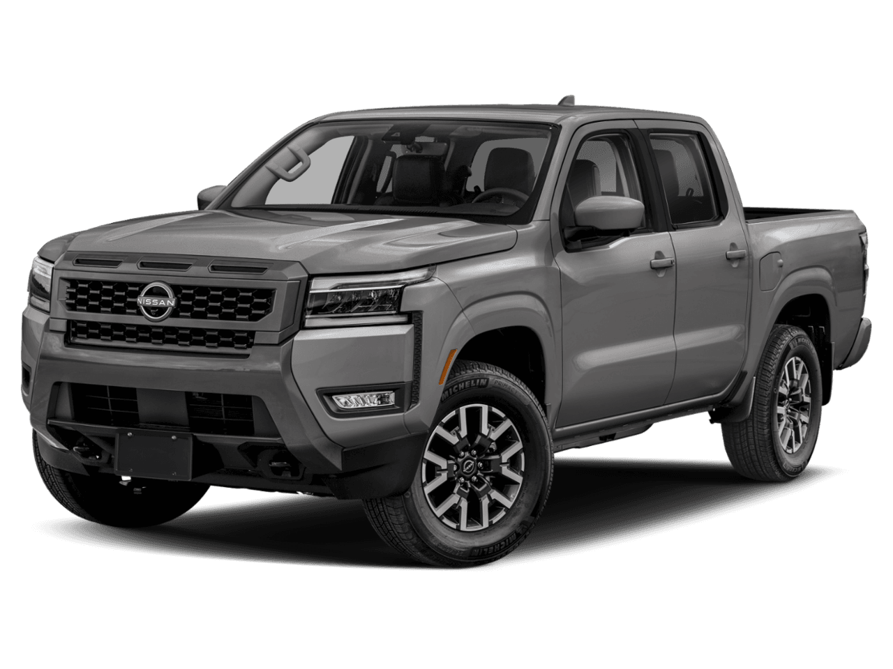 2025 Nissan Frontier Crew - Front 3/4, facing to the left