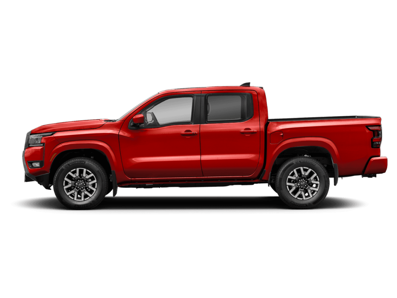 2025 Nissan Frontier Crew - Profile, facing to the left