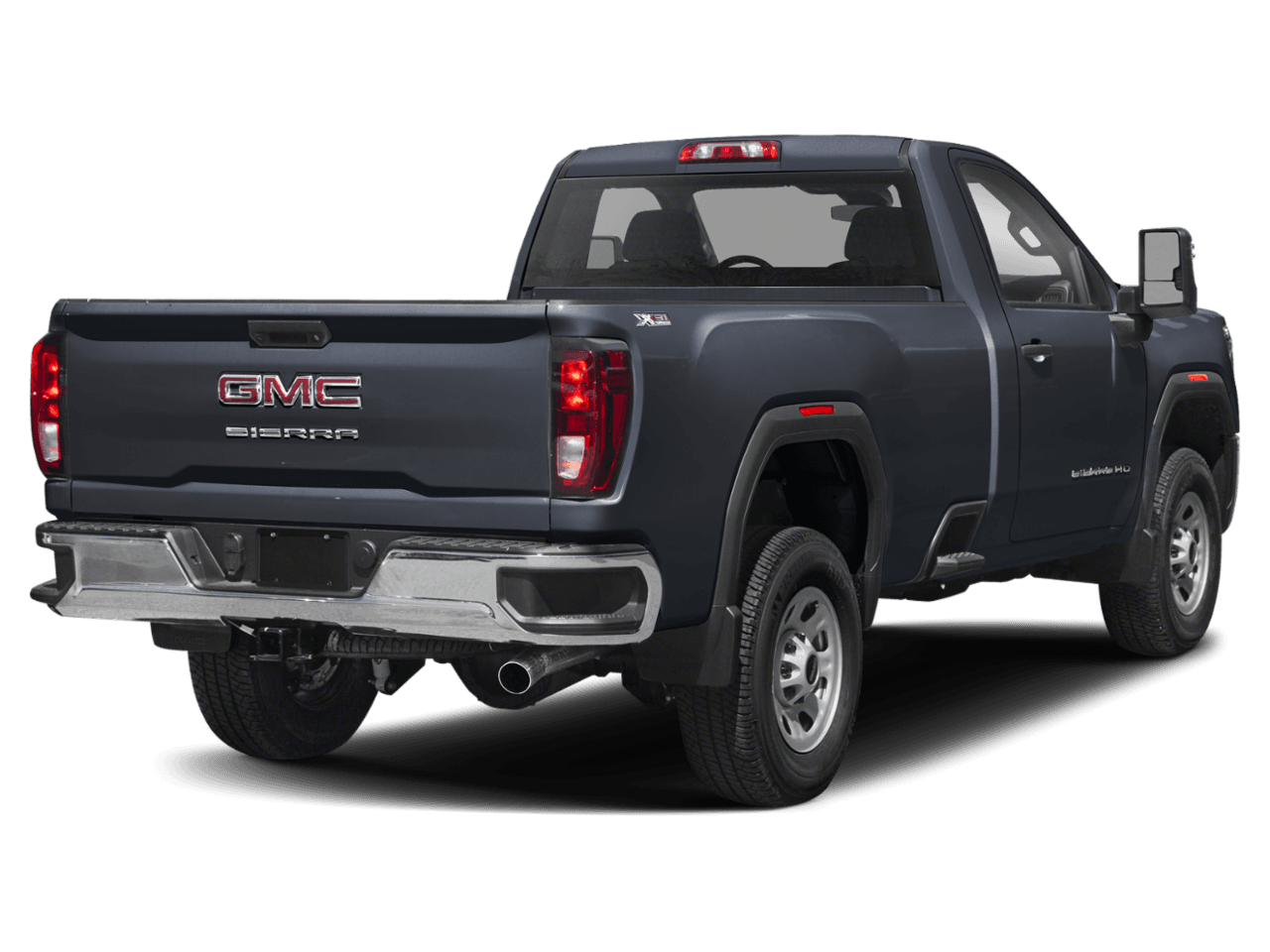2025 GMC Sierra 3500HD SLE - Rear 3/4, facing to the right