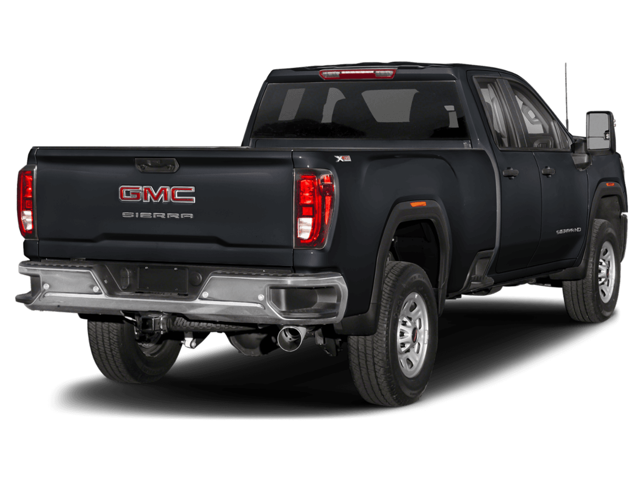 2025 GMC Sierra 3500HD Pro - Rear 3/4, facing to the right