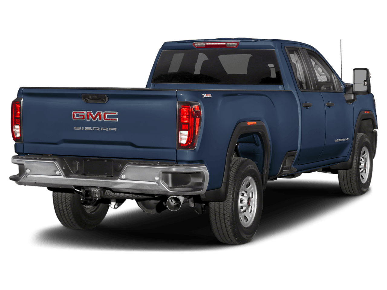 2025 GMC Sierra 3500HD Pro - Rear 3/4, facing to the right