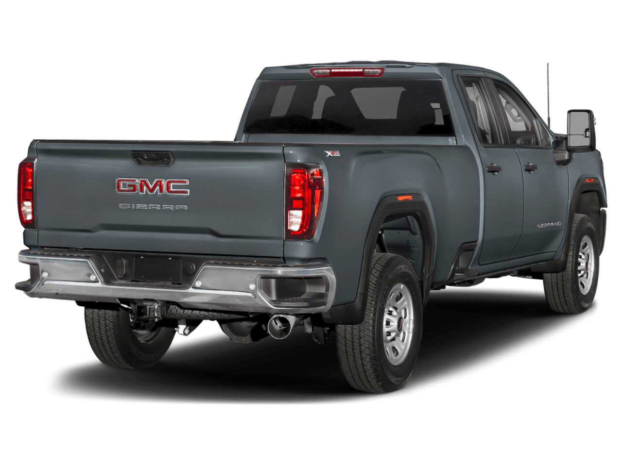 2025 GMC Sierra 3500HD SLE - Rear 3/4, facing to the right