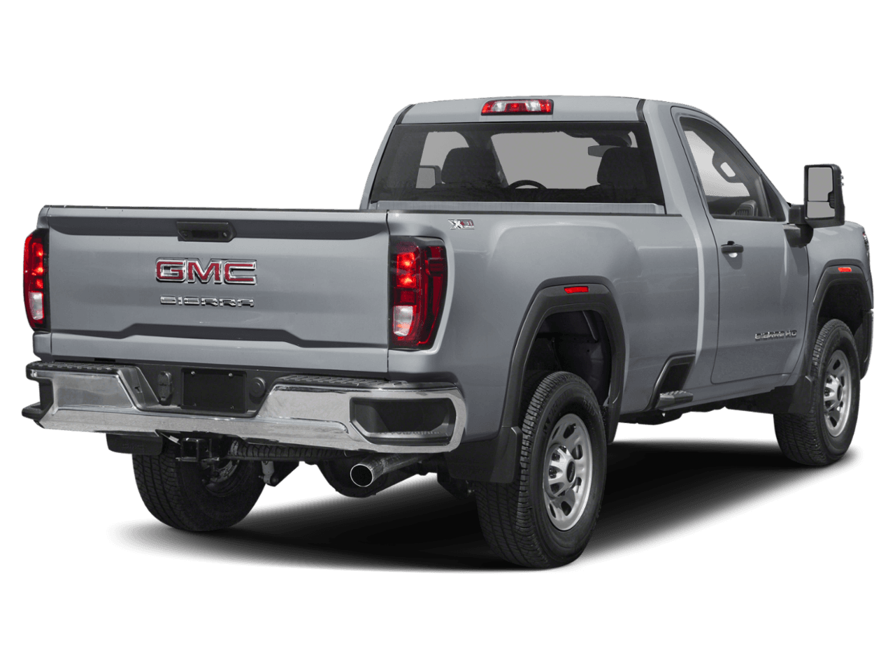 2025 GMC Sierra 3500HD Pro - Rear 3/4, facing to the right