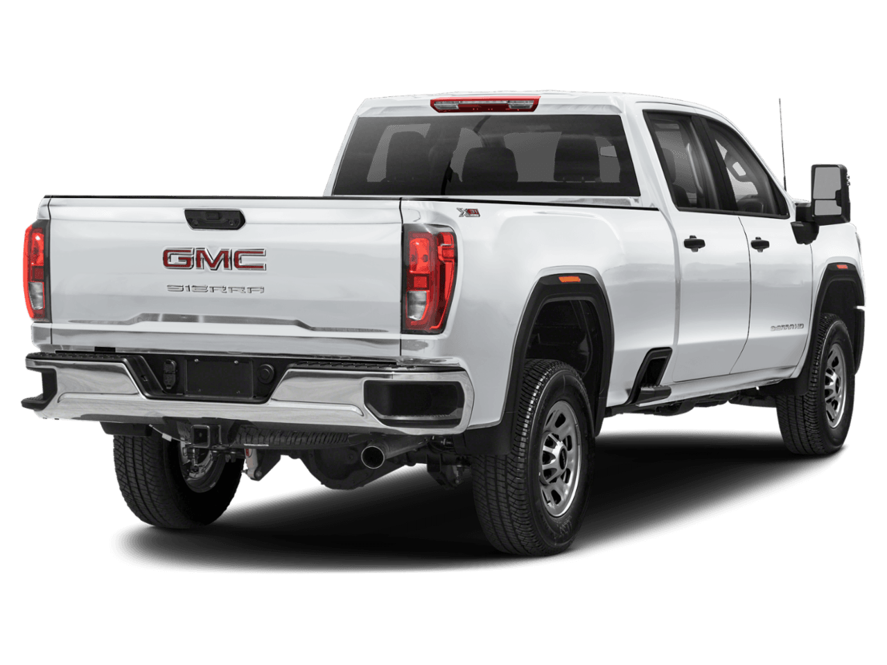 2025 GMC Sierra 3500HD Pro - Rear 3/4, facing to the right