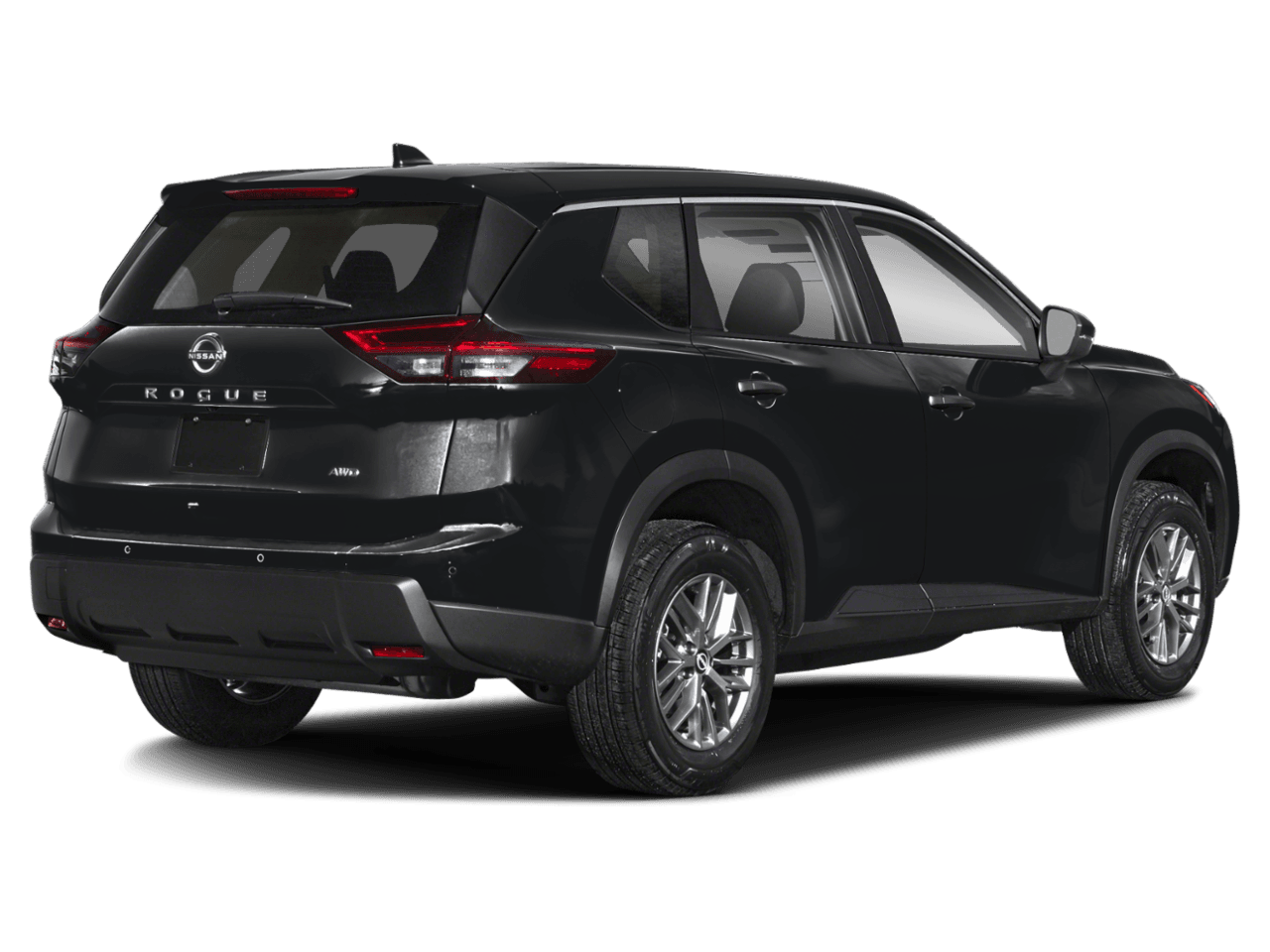 2025 Nissan Rogue S - Rear 3/4, facing to the right