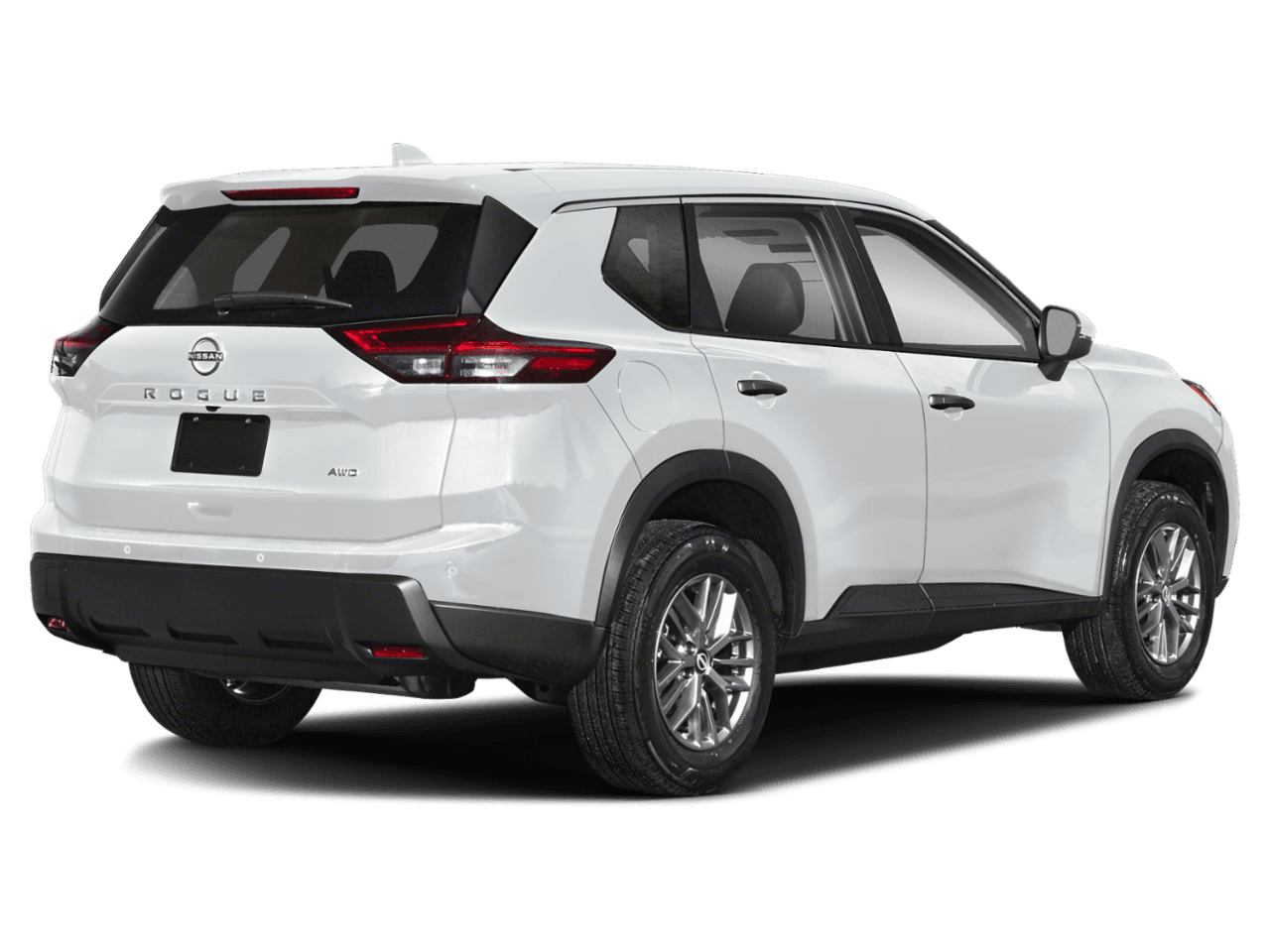 2025 Nissan Rogue S - Rear 3/4, facing to the right