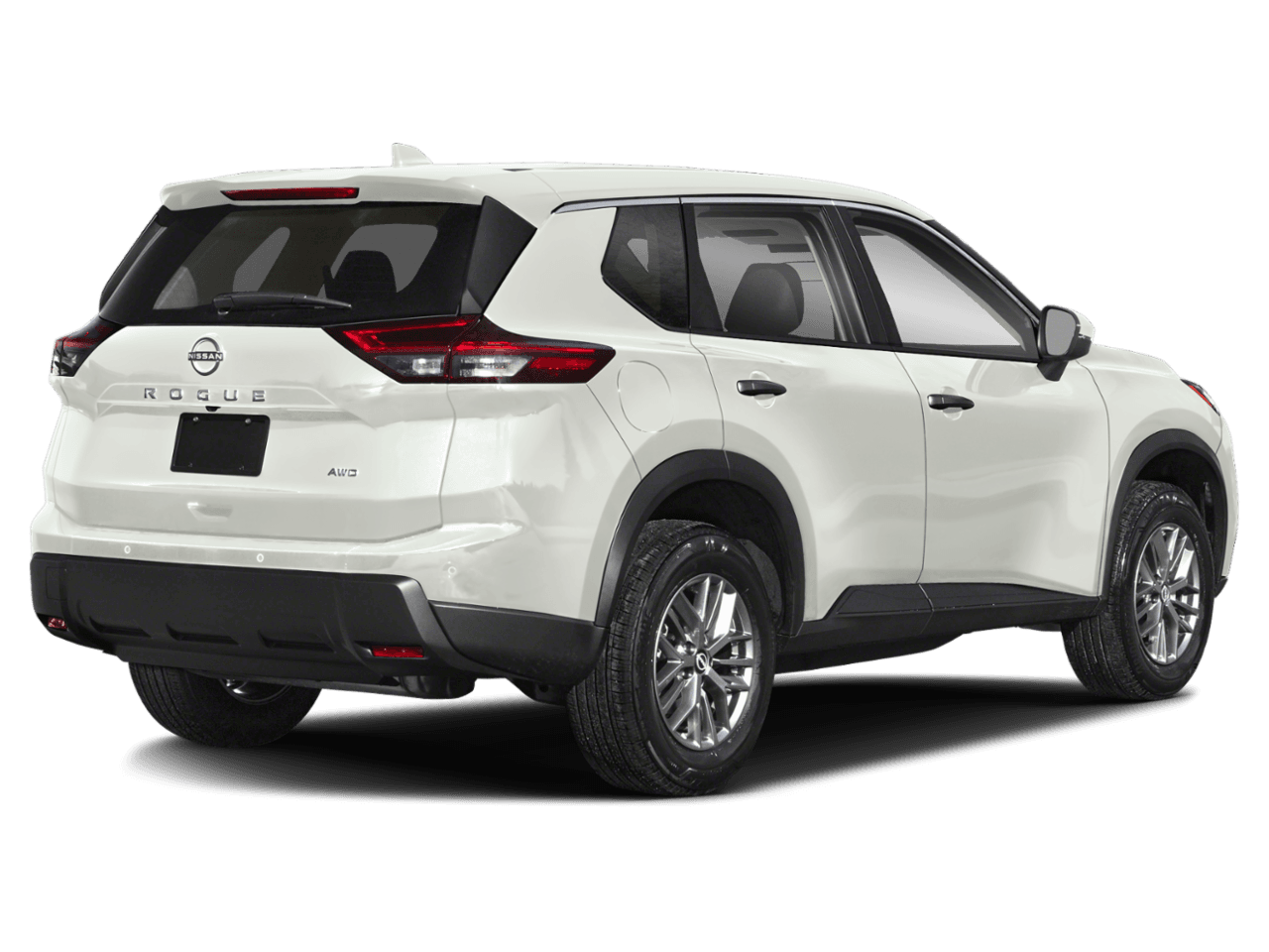 2025 Nissan Rogue S - Rear 3/4, facing to the right