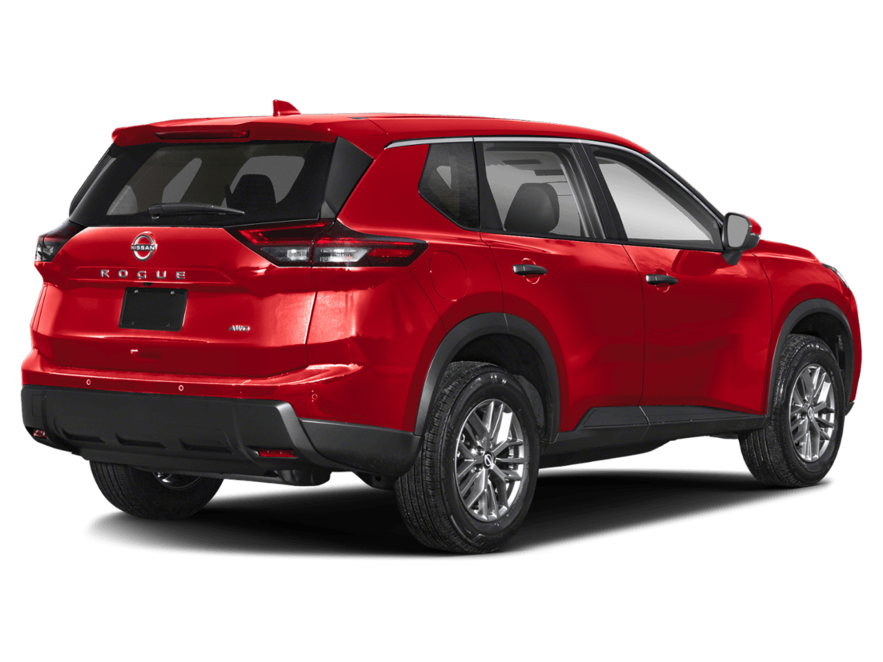 2025 Nissan Rogue S - Rear 3/4, facing to the right