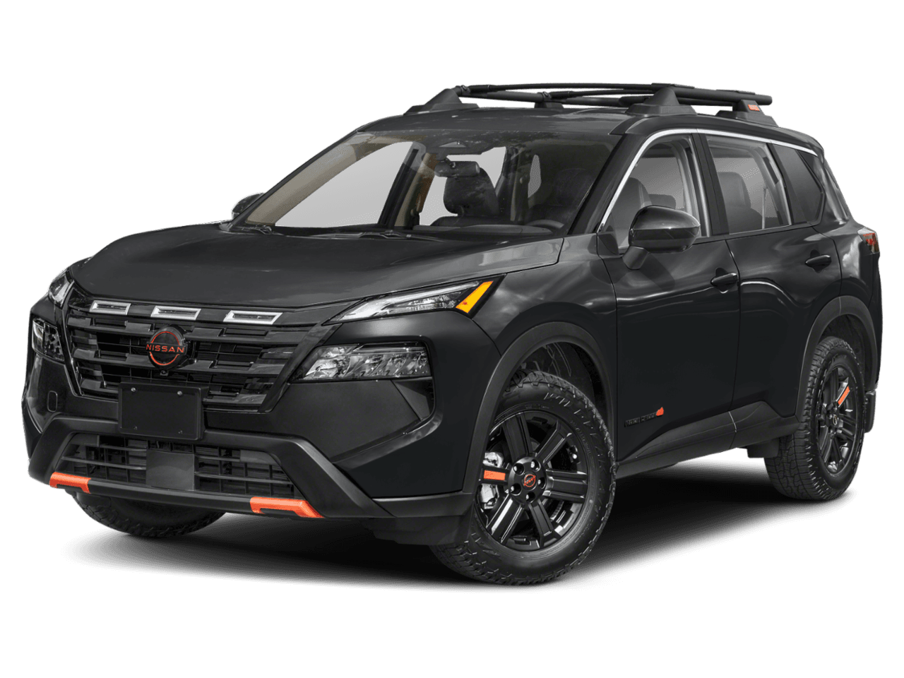 2025 Nissan Rogue Rock Creek - Front 3/4, facing to the left