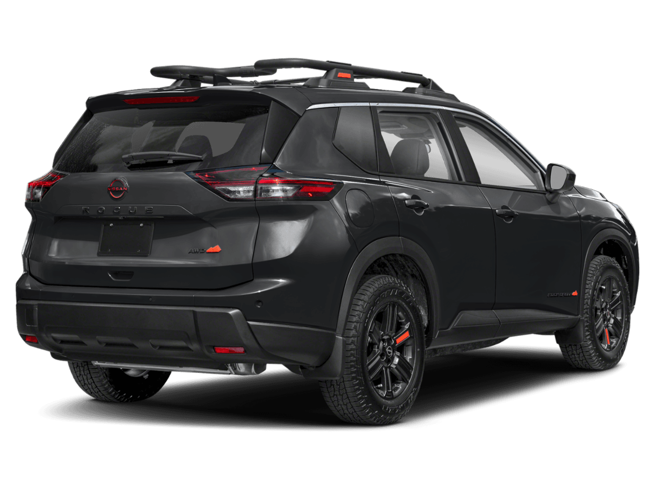 2025 Nissan Rogue Rock Creek - Rear 3/4, facing to the right