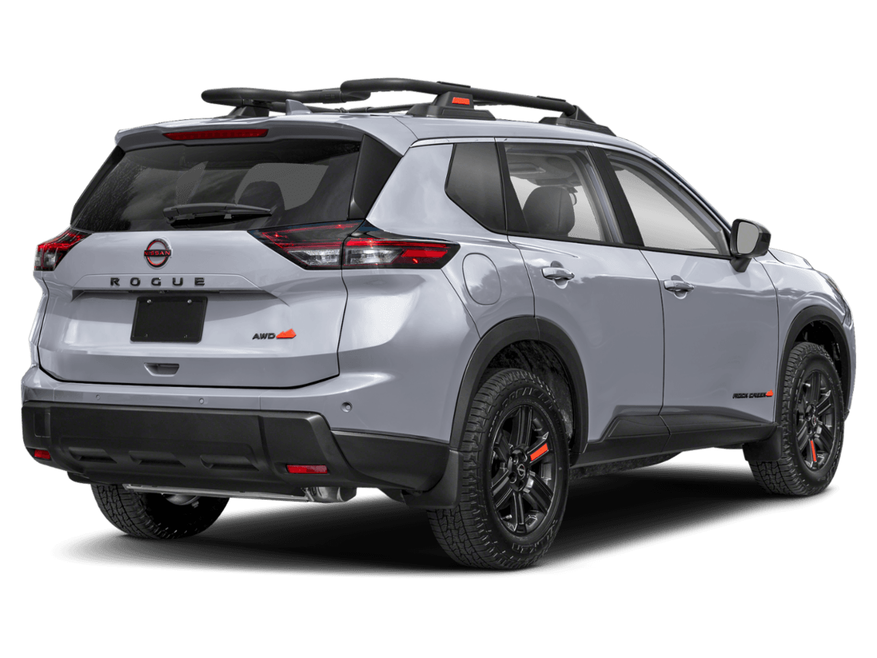 2025 Nissan Rogue Rock Creek - Rear 3/4, facing to the right