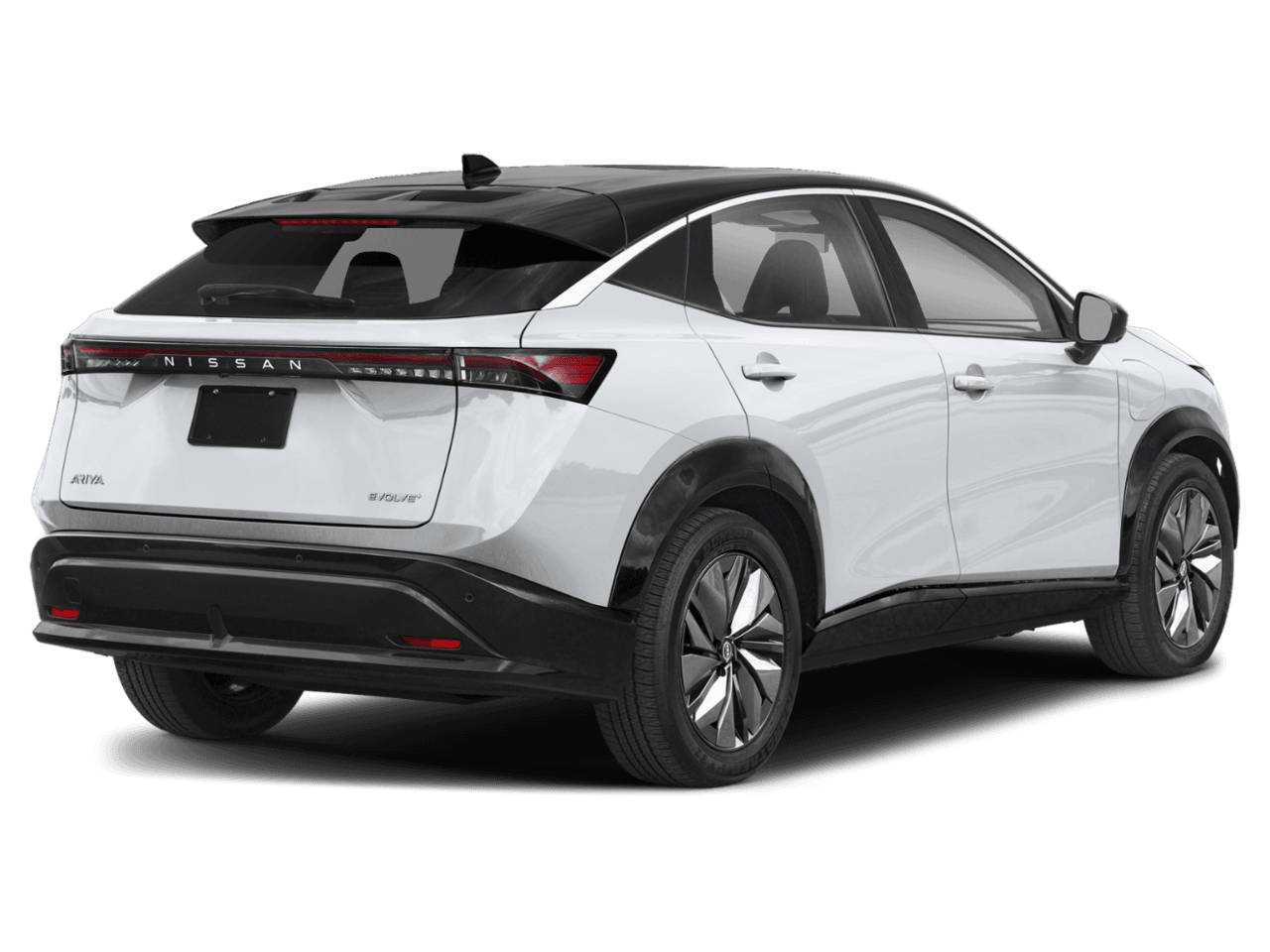 2025 Nissan ARIYA EVOLVE+ - Rear 3/4, facing to the right