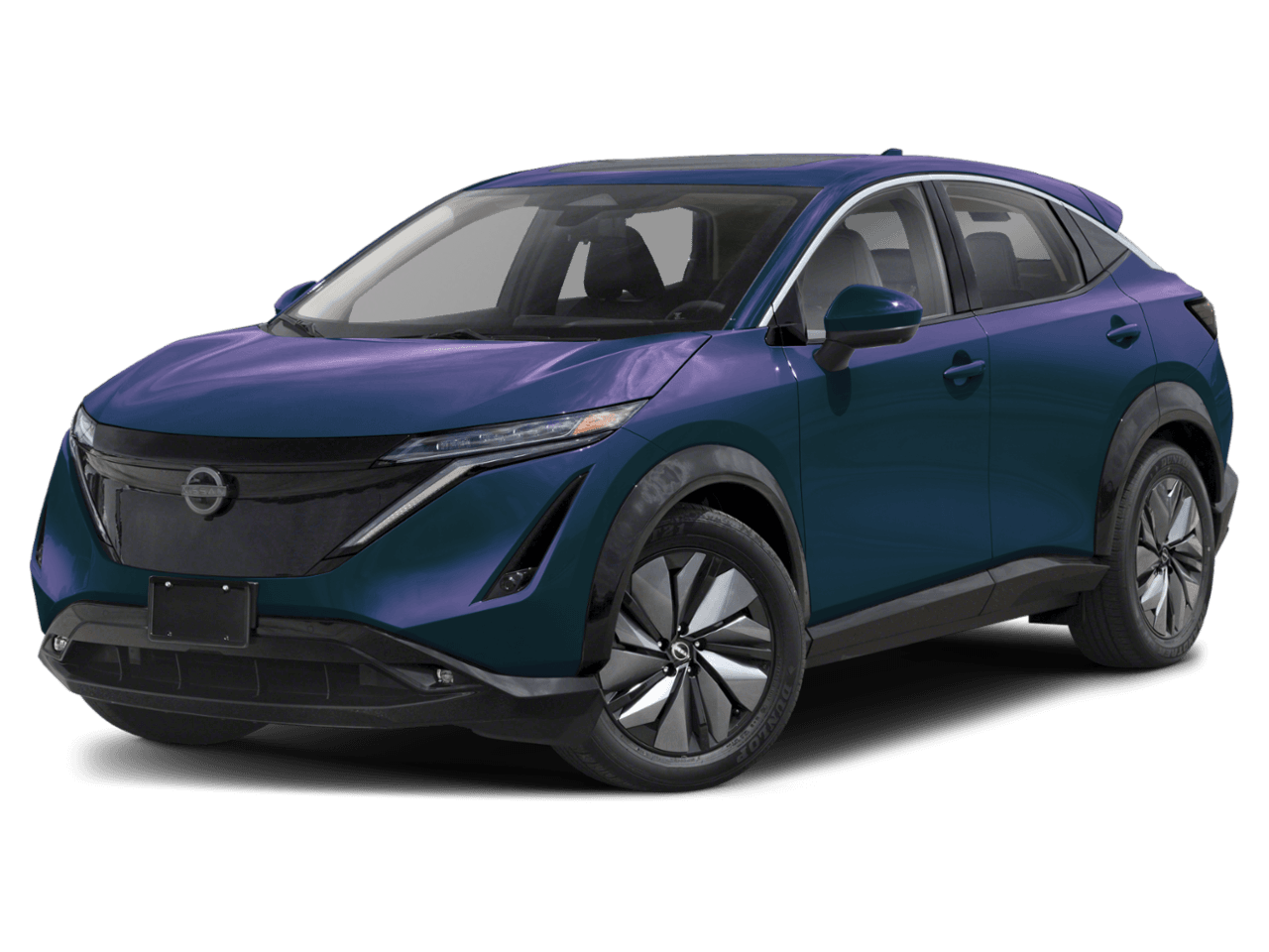 2025 Nissan ARIYA EVOLVE+ - Front 3/4, facing to the left