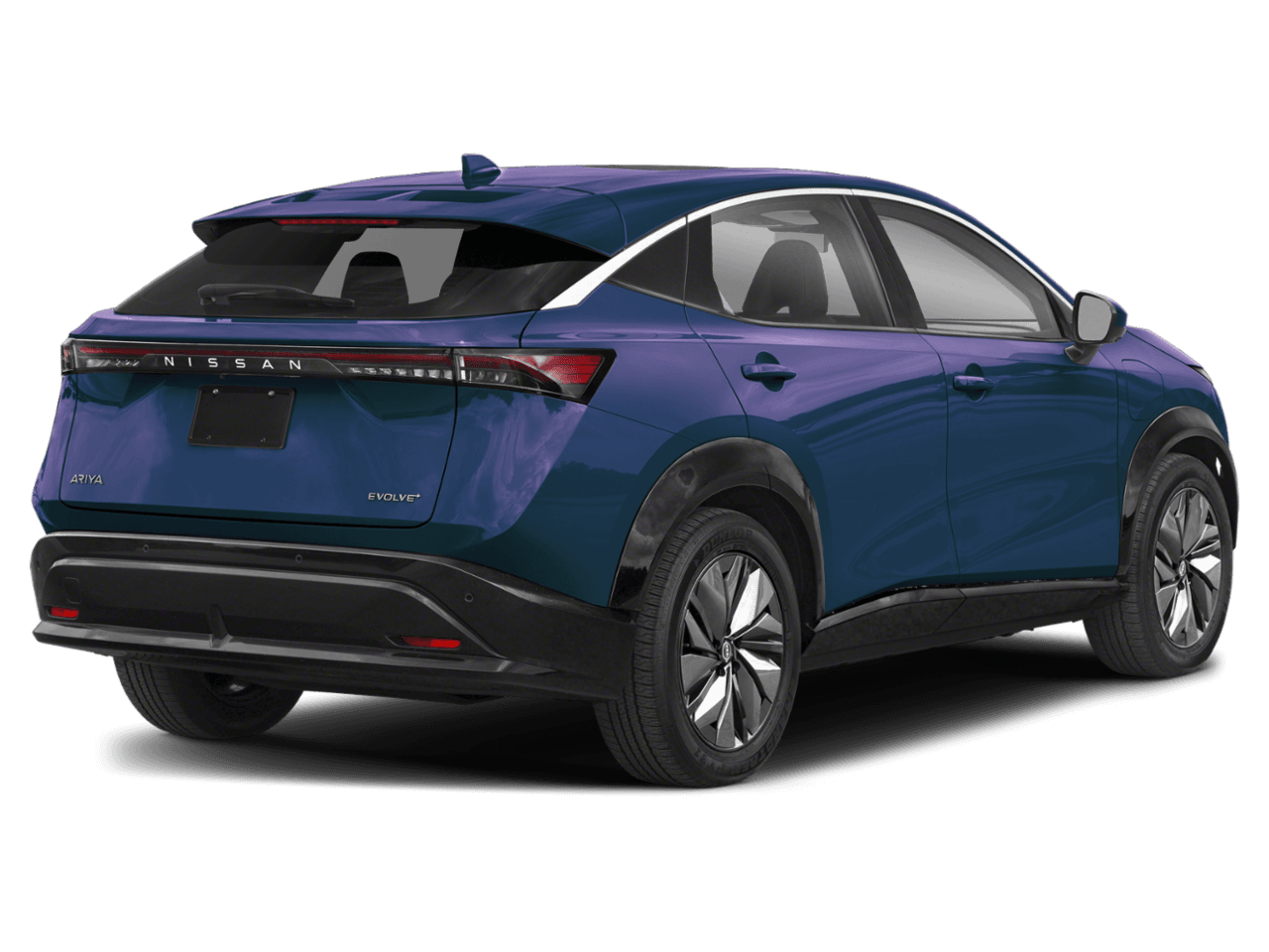 2025 Nissan ARIYA EVOLVE+ - Rear 3/4, facing to the right