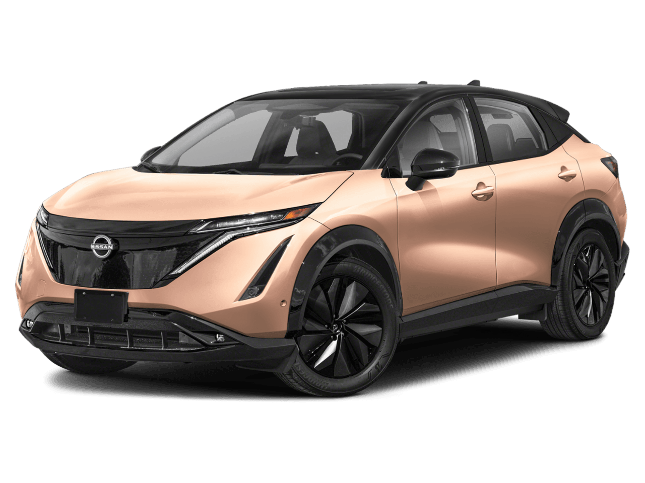 2025 Nissan ARIYA PLATINUM+ - Front 3/4, facing to the left
