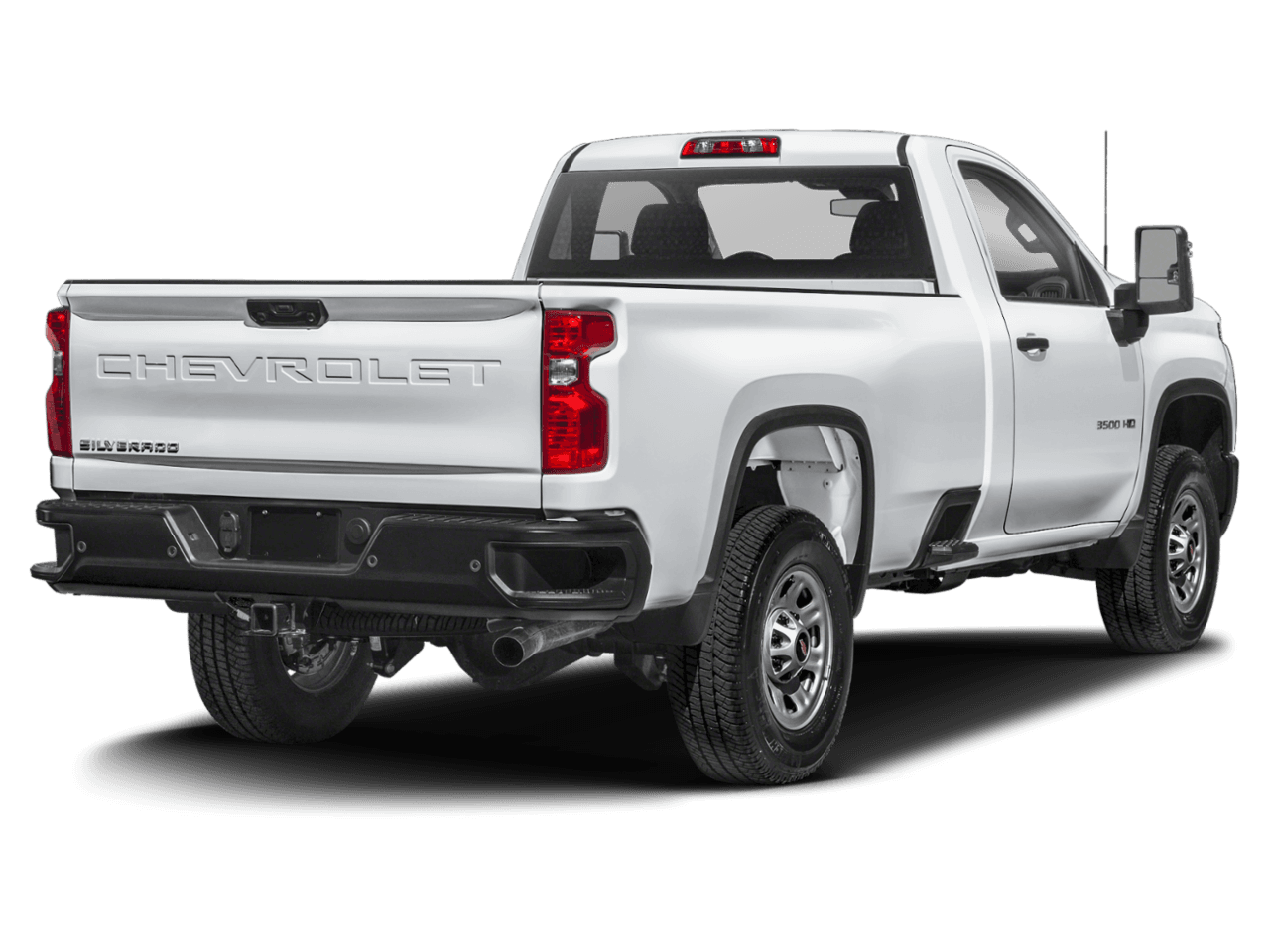2025 Chevrolet Silverado 3500HD LT - Rear 3/4, facing to the right