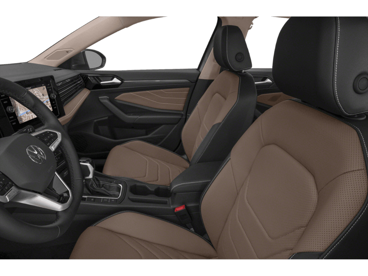 2025 Volkswagen Jetta SEL - Interior Driver's Side with Door Open, Front Seat Feature