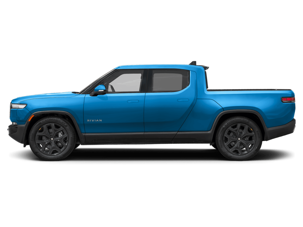 2025 Rivian R1T Adventure - Profile, facing to the left