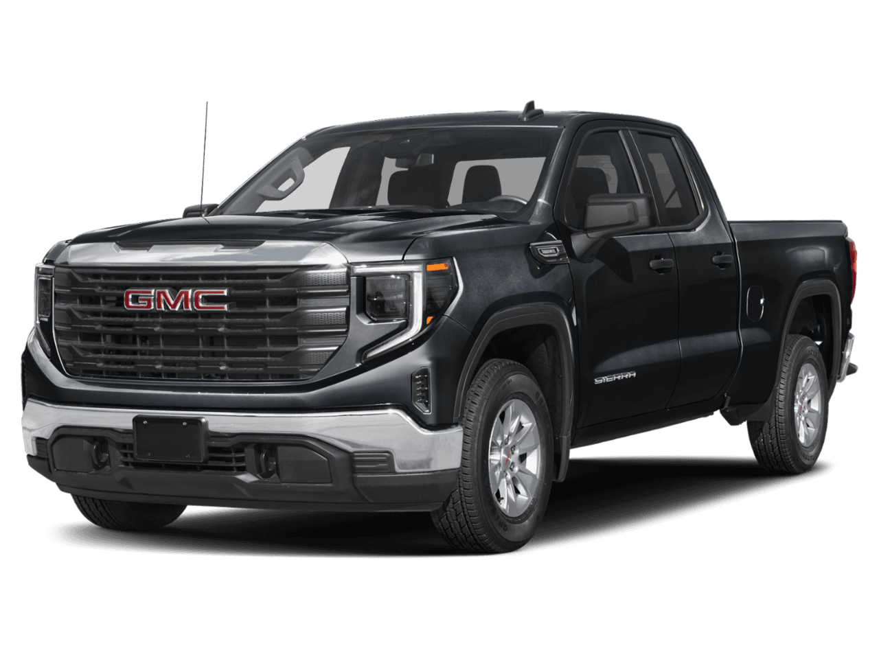 2025 GMC Sierra 1500 Elevation - Front 3/4, facing to the left