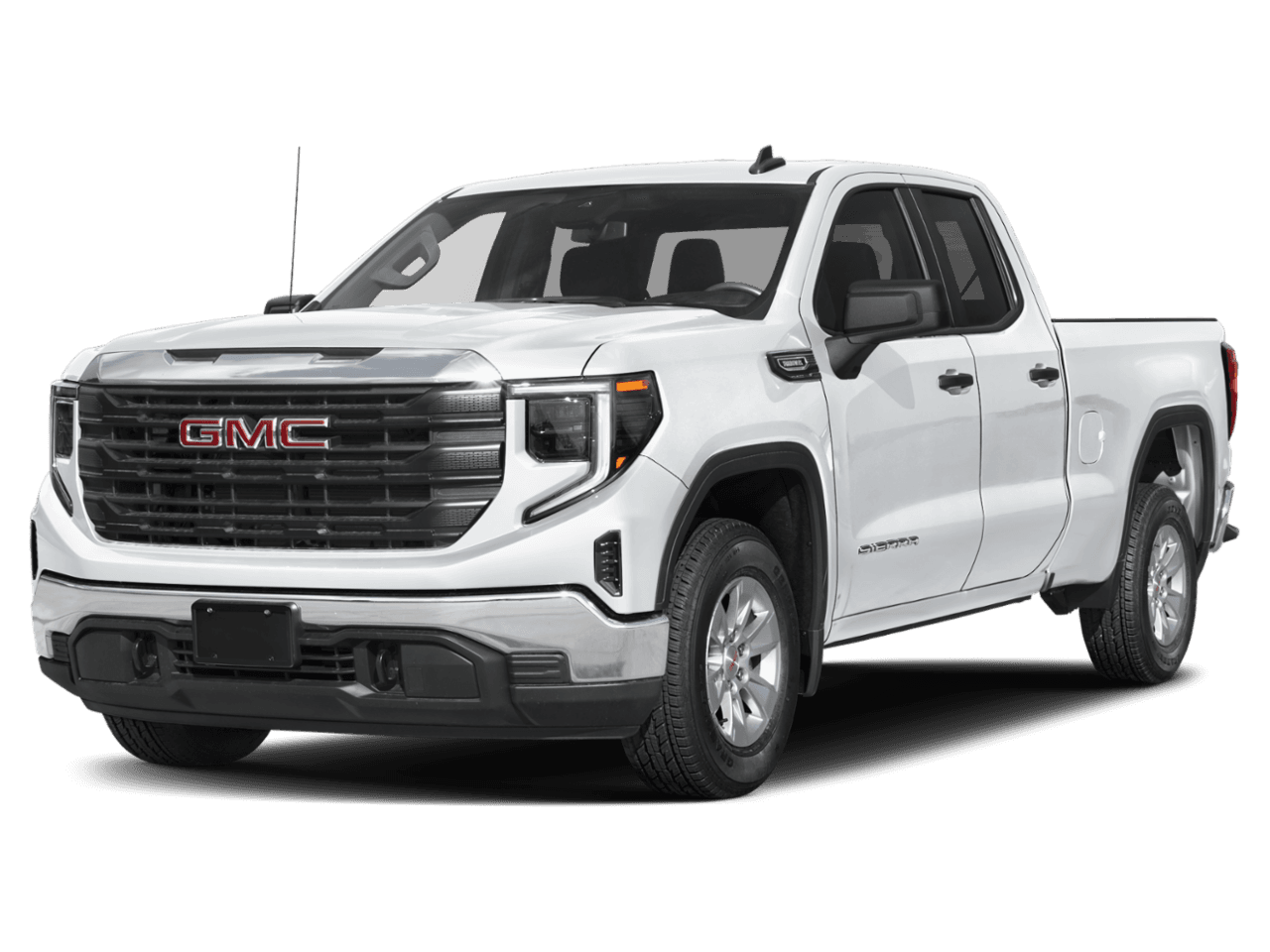 2025 GMC Sierra 1500 Elevation - Front 3/4, facing to the left