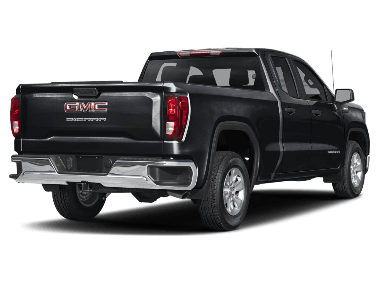 2025 GMC Sierra 1500 Elevation - Rear 3/4, facing to the right