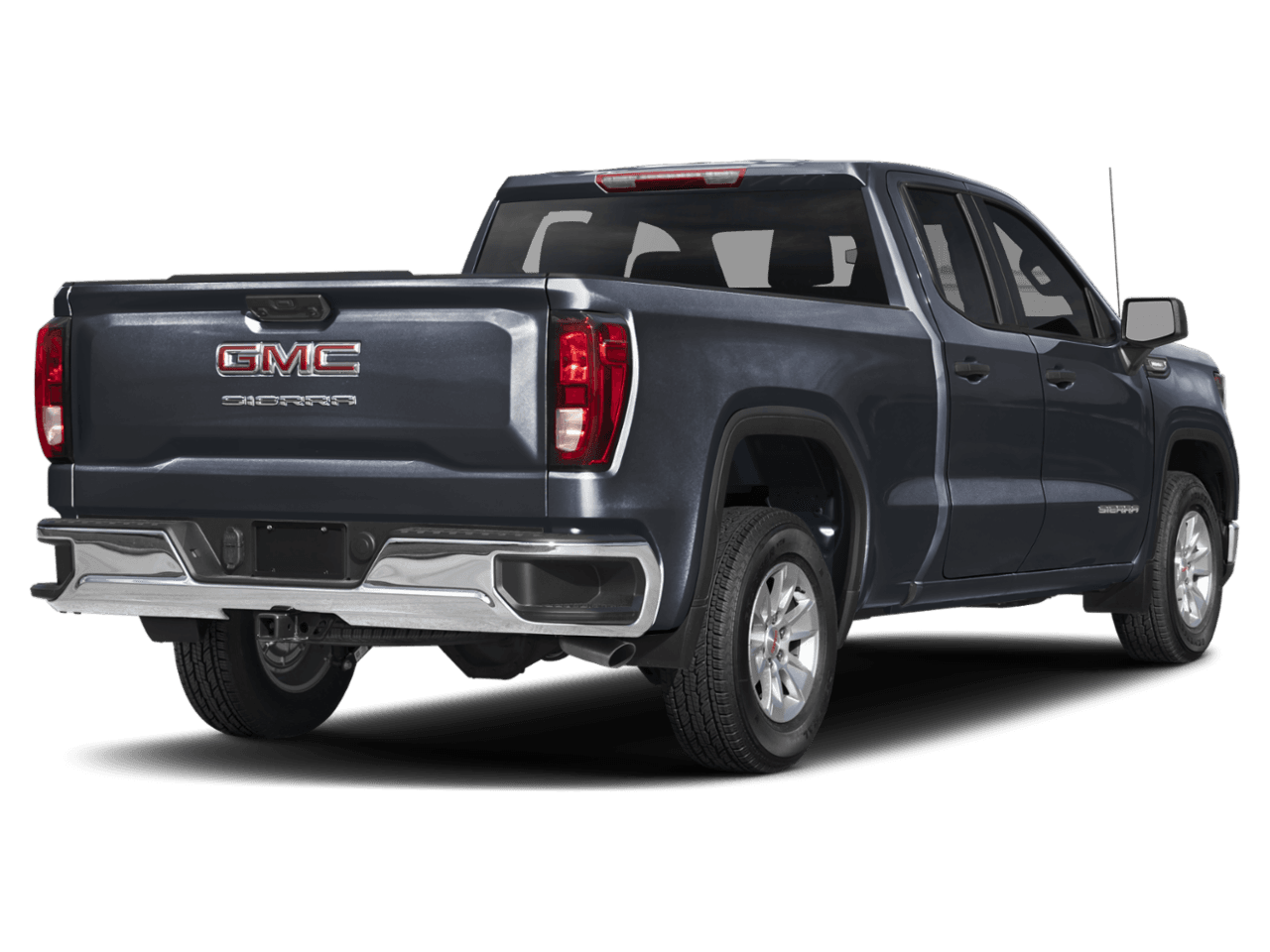 2025 GMC Sierra 1500 Elevation - Rear 3/4, facing to the right
