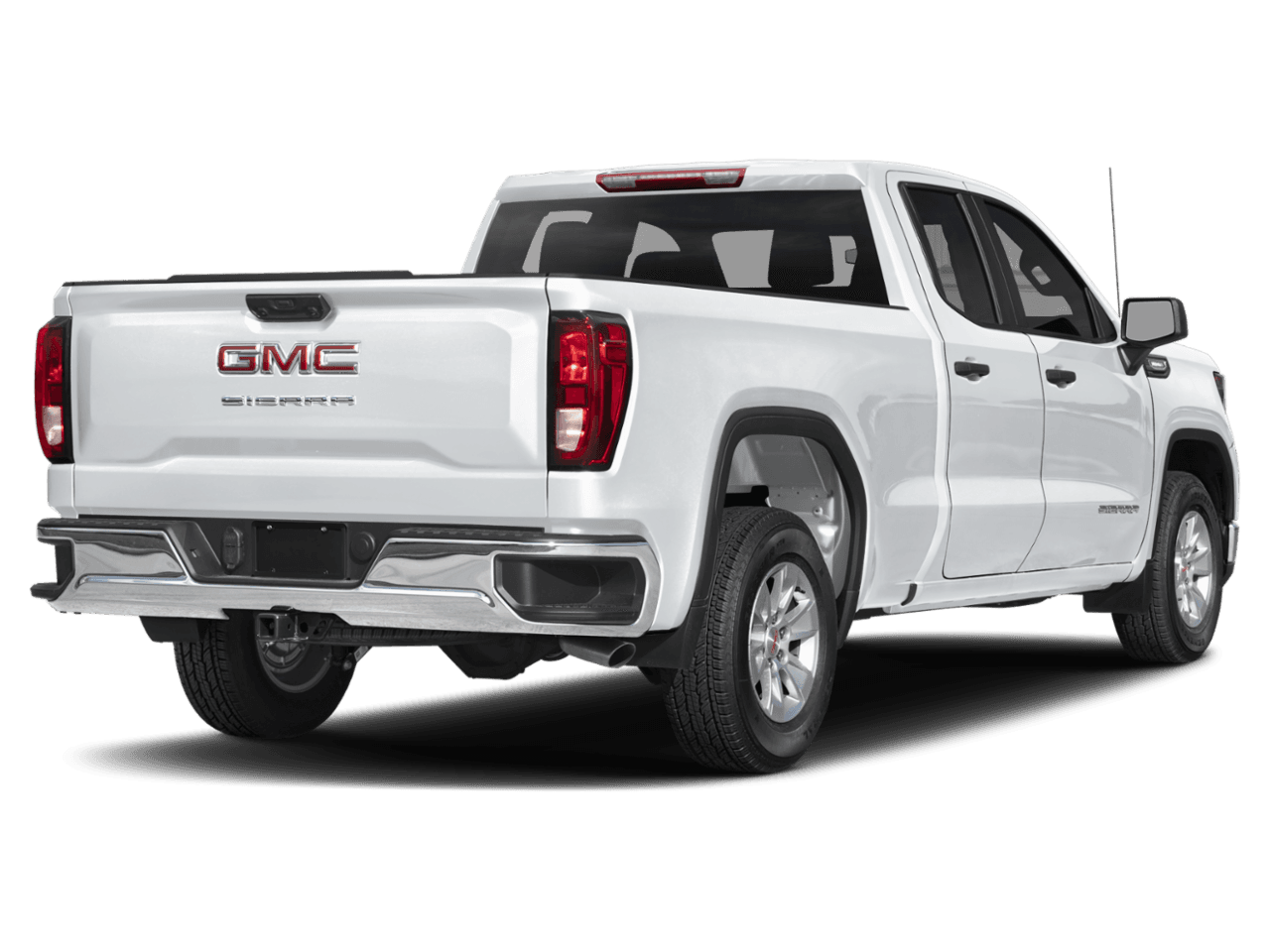 2025 GMC Sierra 1500 Elevation - Rear 3/4, facing to the right