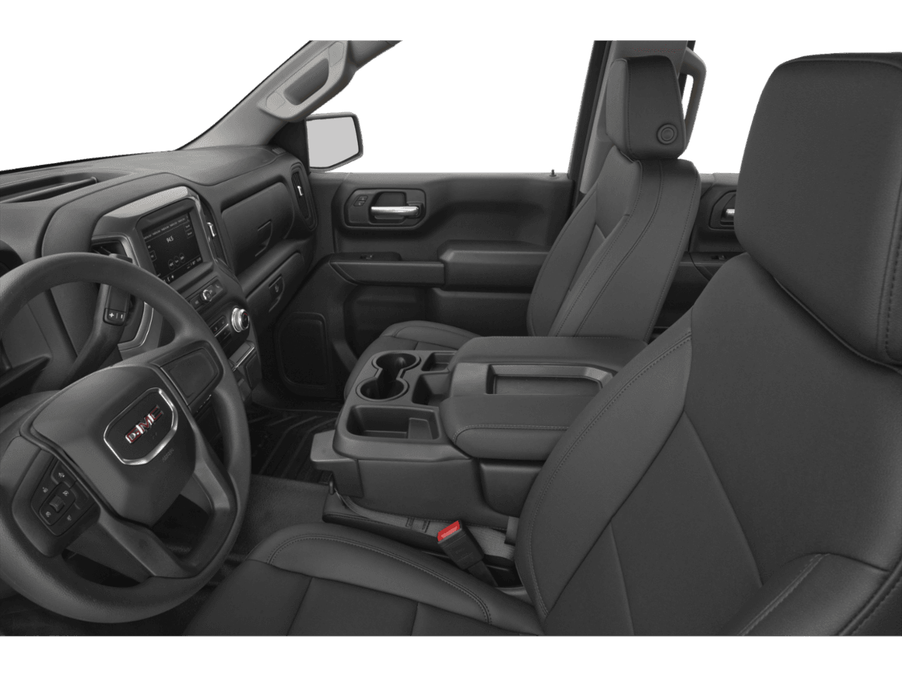 2025 GMC Sierra 1500 Pro - Interior Driver's Side with Door Open, Front Seat Feature