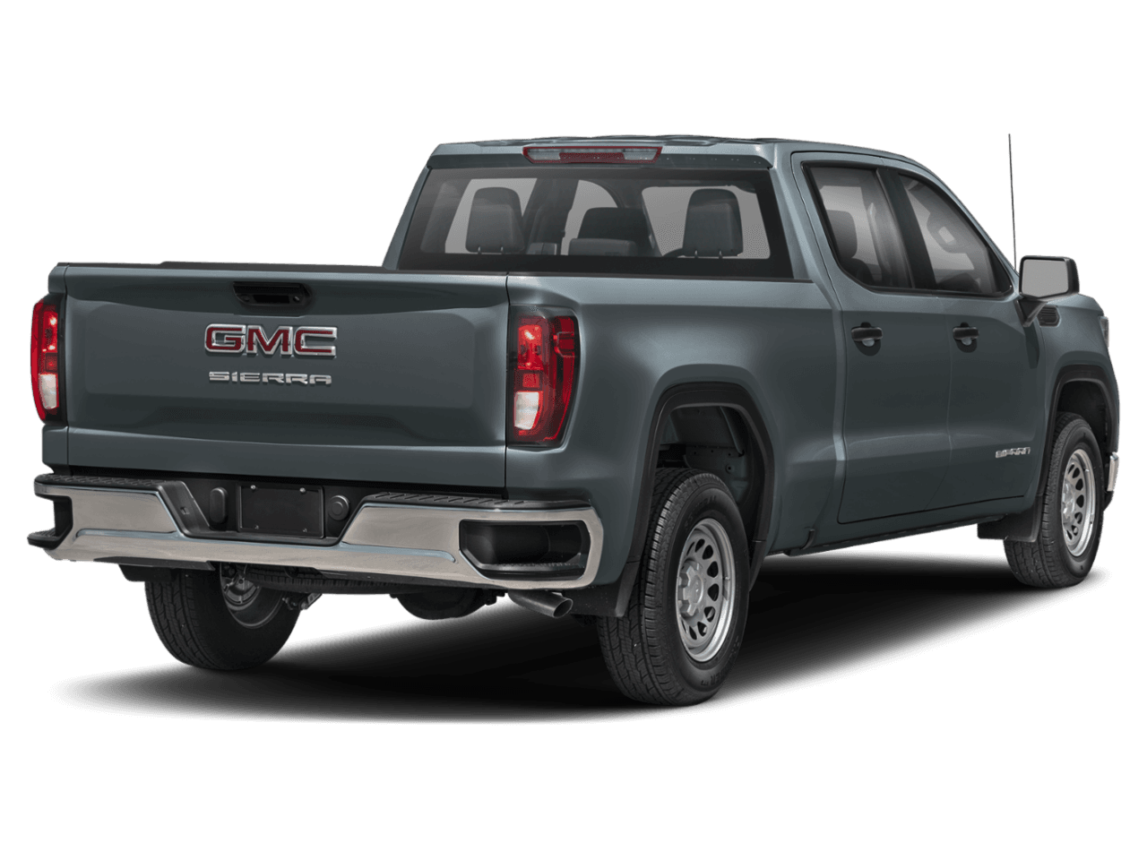 2025 GMC Sierra 1500 Pro - Rear 3/4, facing to the right
